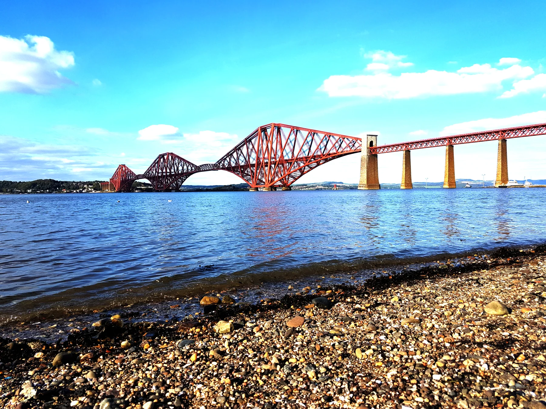 The Forth Bridge at South Queensferry.