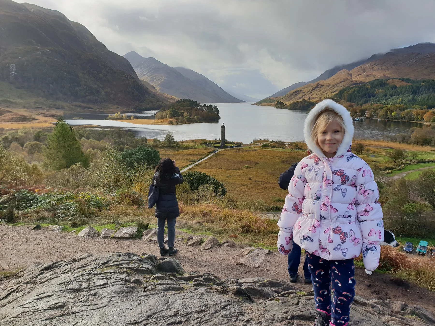 The Glenfinnan Viaduct in the Highlands