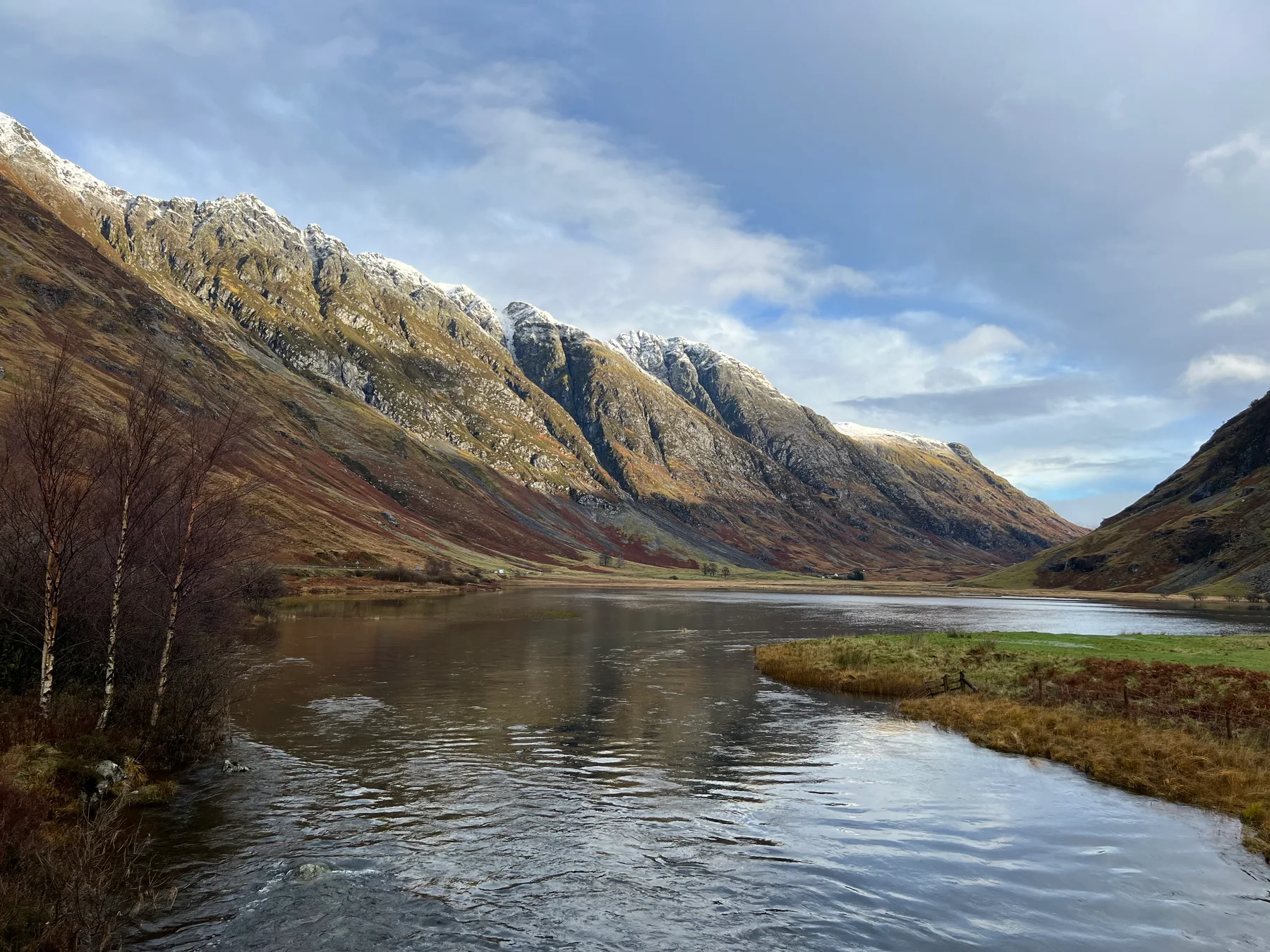 Loch Achtriochtan in Glencoe