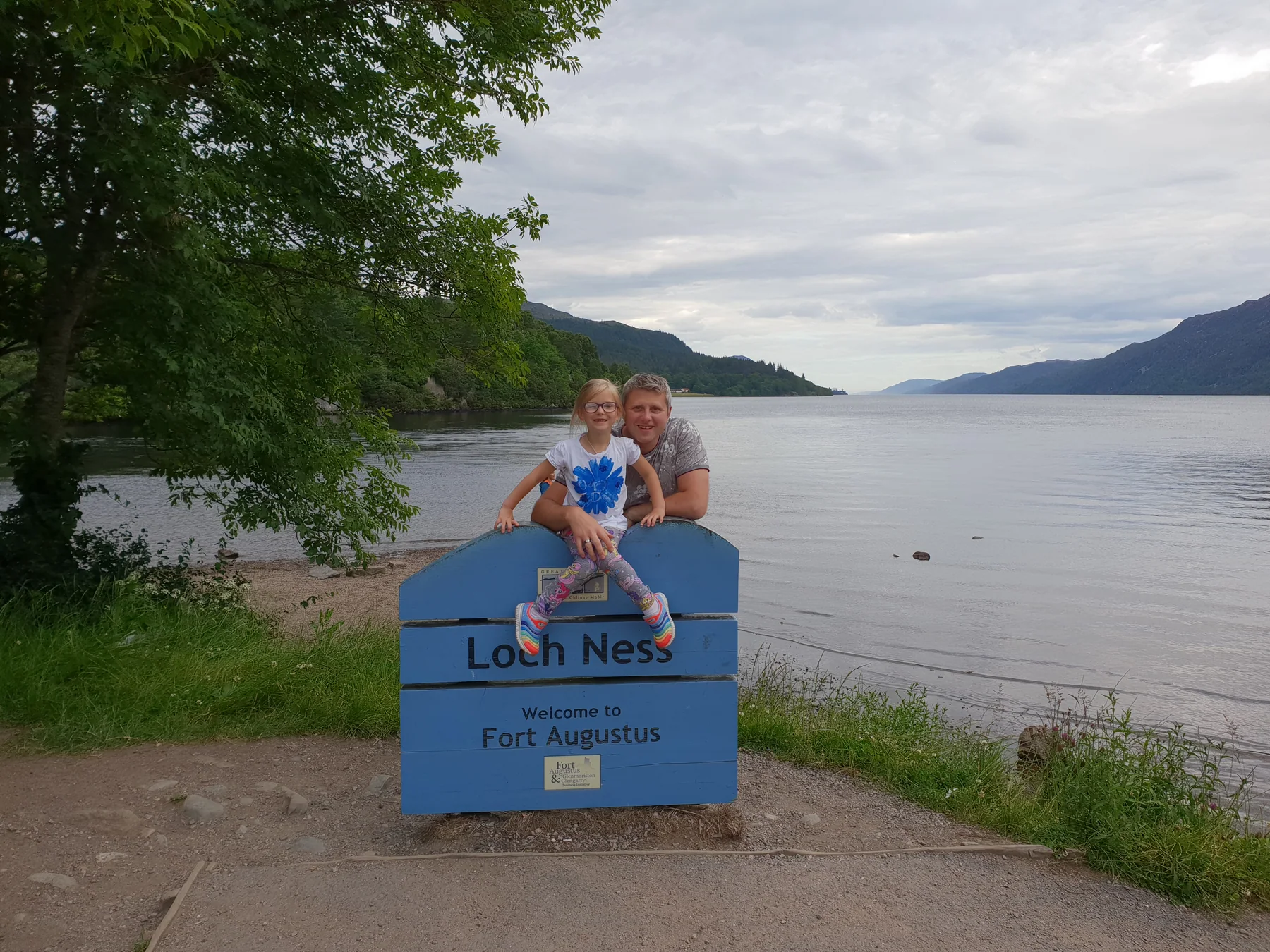 Loch Ness in the Scottish Highlands